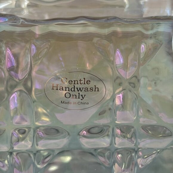 Cupcakes and Cashmere Iridescent Glass Handbag Shape Vase - Picture 2 of 12